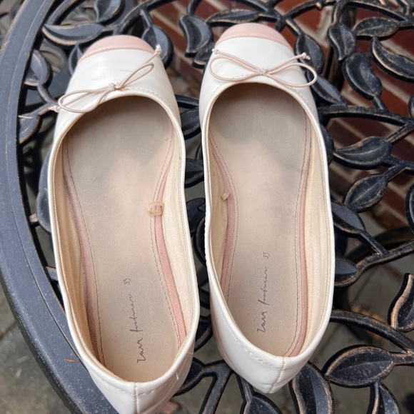 Zara flat shoes with bows for girl. Kids Size 35 - Picture 10 of 12